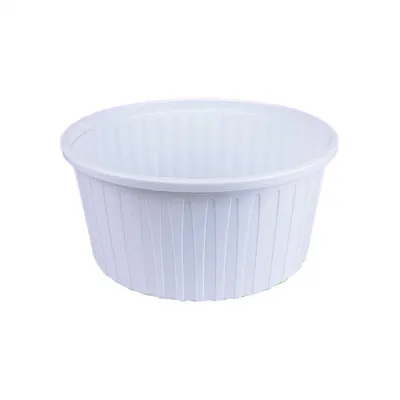 일회용 탕용기 BW 사출 222파이 중 백색 200개입 배달포장