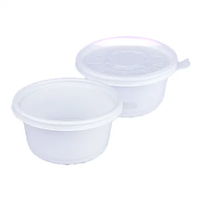 일회용 반찬 죽용기 TY 125파이 350ml 중 백색 600개입 배달포장