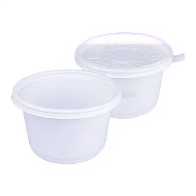 일회용 반찬 죽용기 TY 125파이 450ml 대 백색 600개입 배달포장