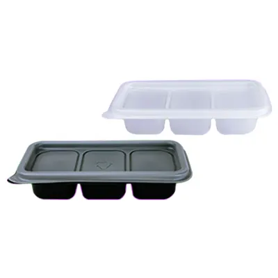 일회용 3칸 반찬용기 GP 70-3 1500개입 배달포장