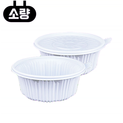 일회용 마라탕 AJ 215파이 소 백색 50개입 세트 소량 배달포장