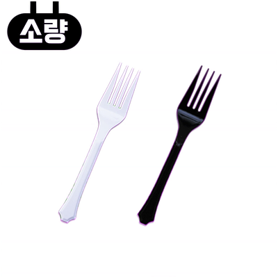 일회용 위생포크 TY 포크 개별 줄 포장 100개입 배달 포장용기
