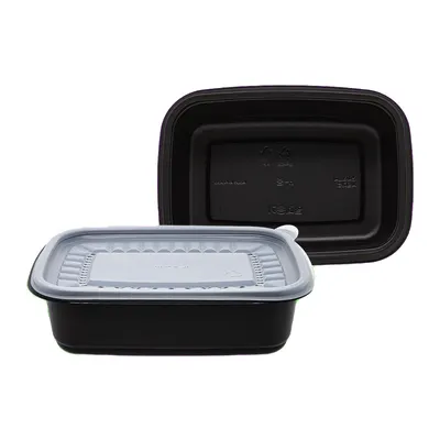 사각 죽용기 JH 1913 중 850ml 500세트 검정