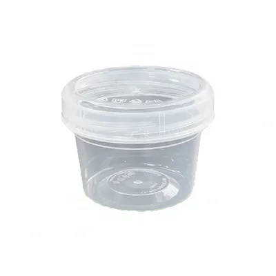 다회용 원형용기 스크루 TY 80파이 200ml 중 540세트 투명