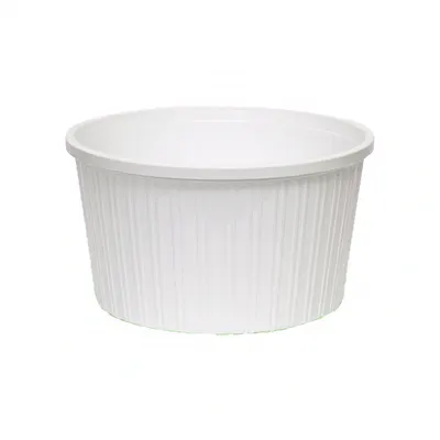 다회용 탕용기 TY 223파이 대 백색 3200ml 200세트 PP 배달포장